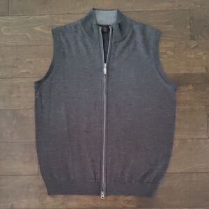 Saks Fifth Avenue Men's Charcoal Knit Vest